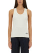 Bottega Veneta Ribbed Cotton Jersey Top
