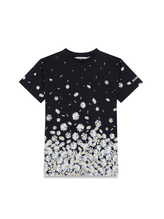 Moschino Daisy Dress In Black