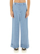 Valentino Denim Pants With Lapels