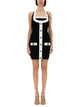 Balmain Two-Tone Dress With Open Back