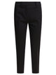 Semper Black Elastane Trousers