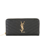 Saint Laurent Monogram Zip Around Wallet