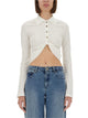 Courreges Cropped Polo Shirt "Twist"