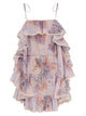 Zimmermann Mini Dress With Ruffles "Cascadian"