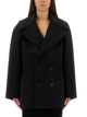 Saint Laurent Double-Breasted Wool Caban