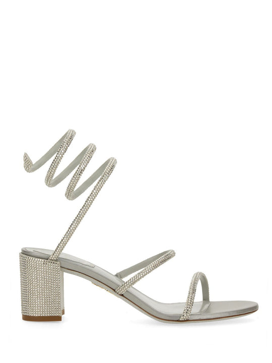 Rene Caovilla "Cleo" Sandal With Crystals