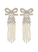Self-Portrait Drop Earrings With Bow