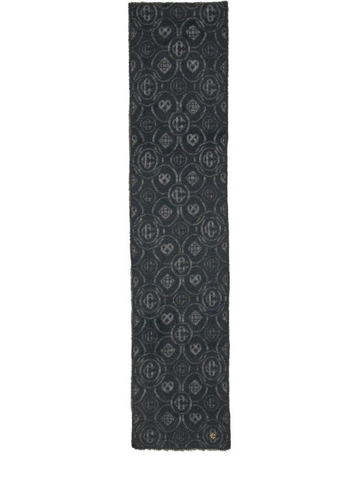 Casablanca Monogram "Fluffy" Scarf