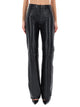 Haikure "Star Black Denim & Leather" Pants