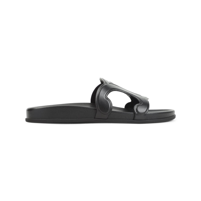Celine Black Triomphe Slide