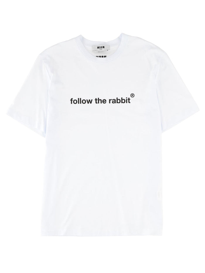 Msgm "Follow The Rabbit" T-Shirt