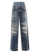 Dolce & Gabbana Double Layer Denim Jeans