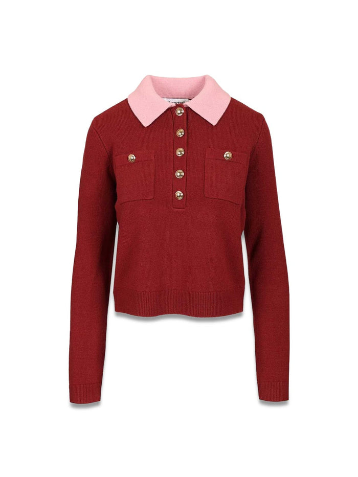 Self-Portrait Polo Cardigan