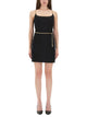 Michael By Michael Kors Bustier Minidress With Belt