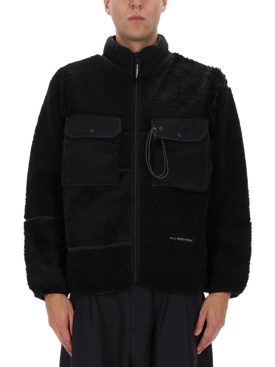 And Wander "Mix Boa" Jacket