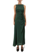 Ganni Gathered Satin Dress