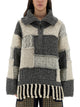 Ganni Patchwork Jersey With Bangs