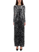 Rabanne Long Dress With Sequins
