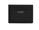 Saint Laurent Black Leather Card Holder