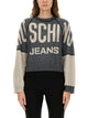 Moschino Jeans Jersey With Inlaid Logo