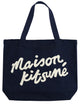 Maison Kitsuné Tote Bag With Writing