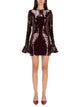 Rotate Birger Christensen Sequined Mini Dress