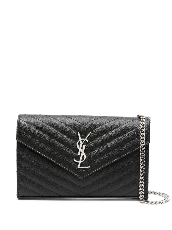 Saint Laurent Monogram Grain De Poudre