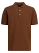 Beams Plus Brown Cotton Button-Down Polo Shirt