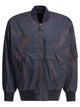 Beams Plus Mil Flight Purple Nylon Cotton Polyurethane Bomber Jacket