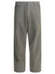Beams Plus Painter Grey Cotton Linen Work Pants