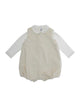 Il Gufo T-Shirt With Dungarees Set