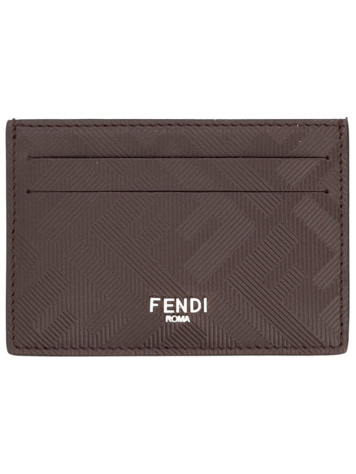 Fendi Leather Card Holder