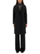 Herno Wool Coat With Technical Bib