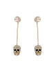 Alexander Mcqueen "Skull" Dangle Earrings