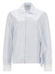 Jw Anderson Asymmetrical Shirt With Draping