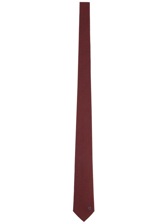 Ferragamo Cravatta In Seta