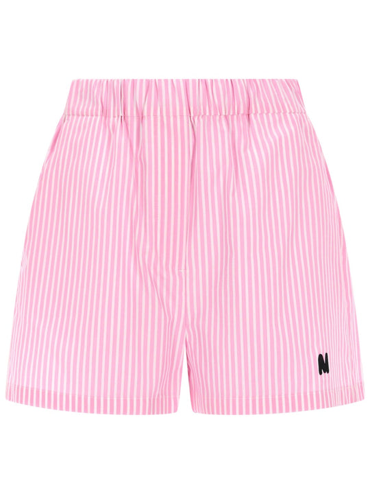 Msgm Shorts Con Logo