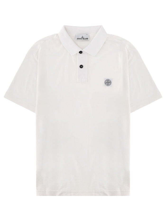 Stone Island Polo Con Logo