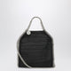Stella Mccartney Falabella Mini Tote Bag In Black Crystal Mesh