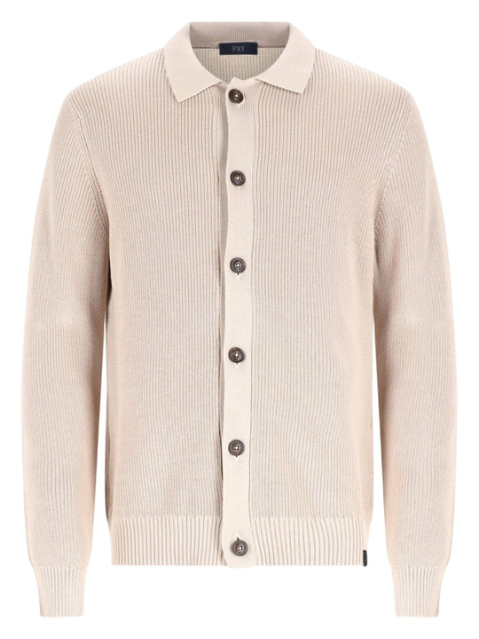 Fay Cardigan In Maglia Di Cotone