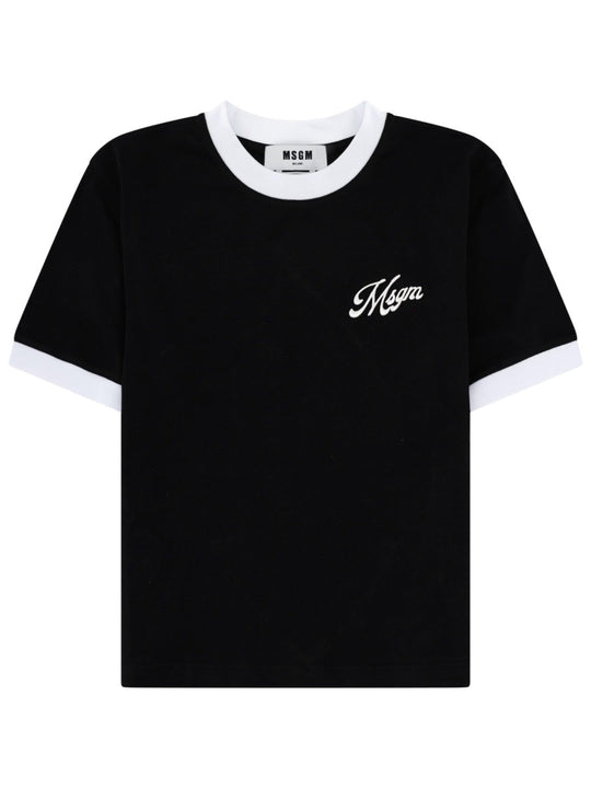 Msgm T-Shirt Con Logo