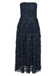 Rotate Birger Christensen 3D Lace Midi Dress