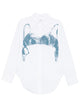 Jean Paul Gaultier "Scanned Bra" Print Shirt