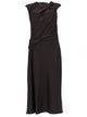 Theory Abito "Twist Bodice" In Satin