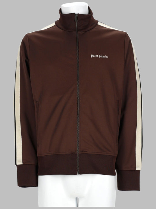 Palm Angels Felpa Con Zip E Logo