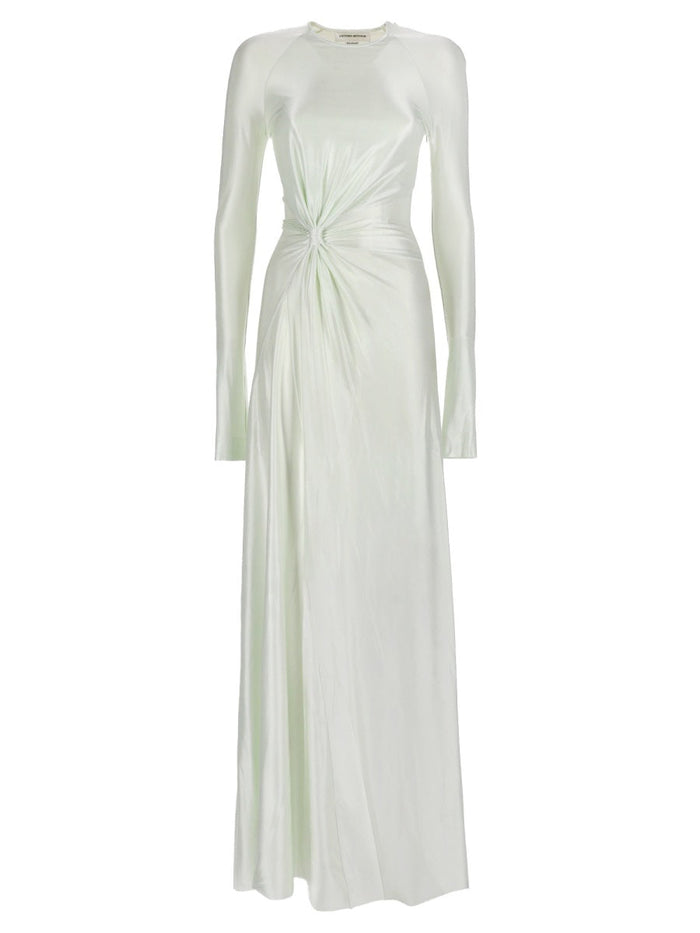 Victoria Beckham "Twist Waist" Long Dress