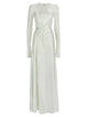 Victoria Beckham "Twist Waist" Long Dress