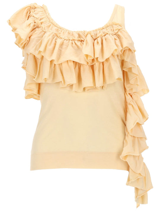 Dries Van Noten Top Con Ruches
