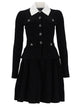 Self-Portrait Mini Dress With Contrasting Collar