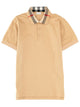Burberry Polo Shirt With "Check" Collar